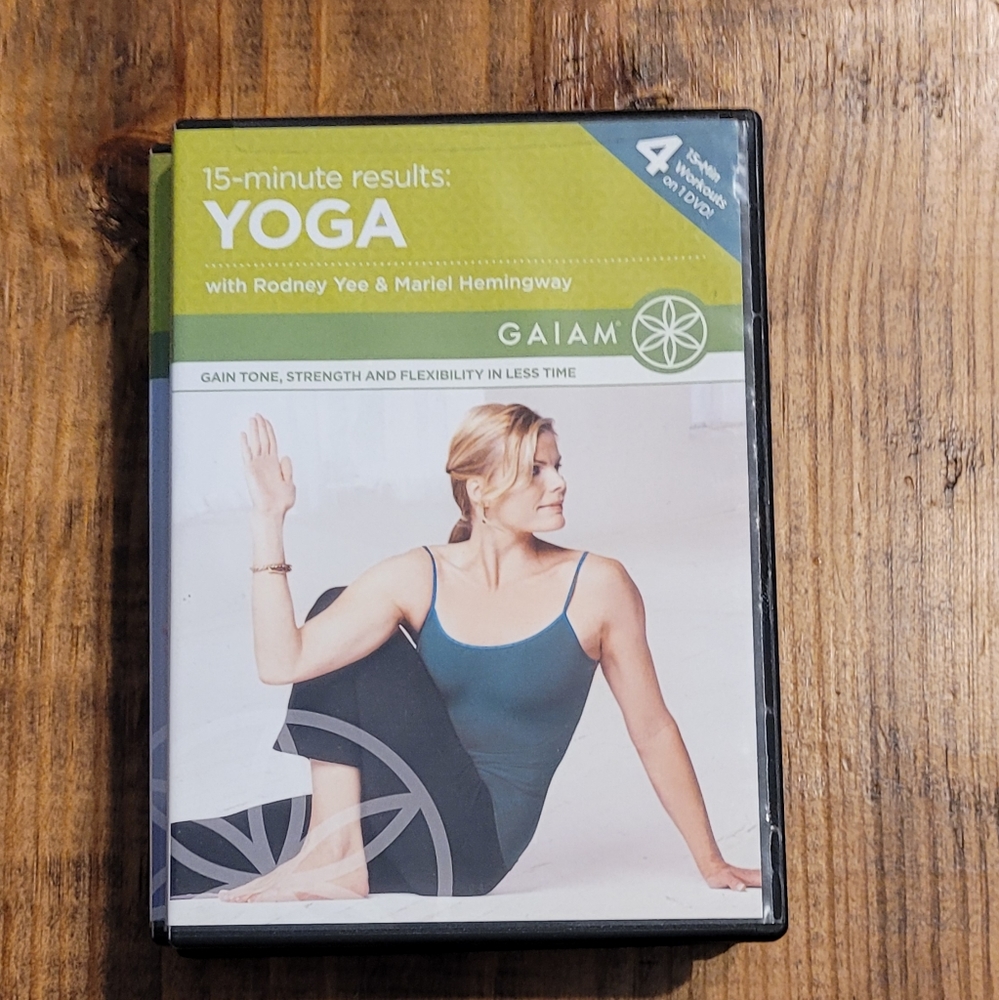3 Yoga DVDs - Over 3 hours in total